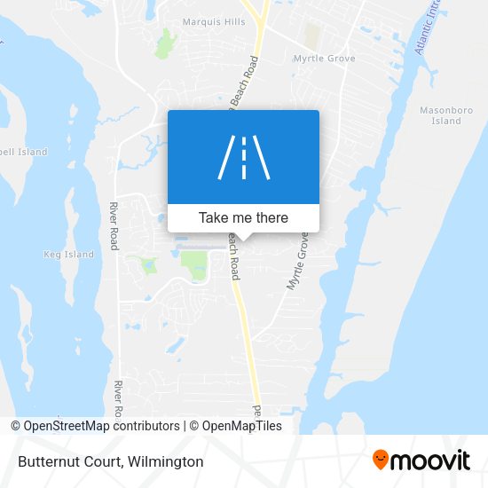 Mapa de Butternut Court