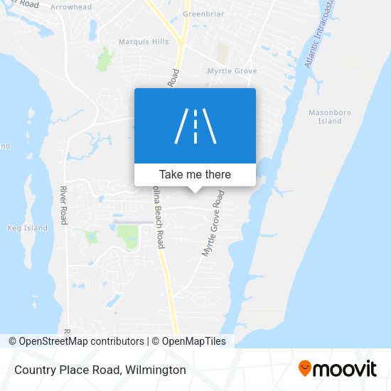Country Place Road map