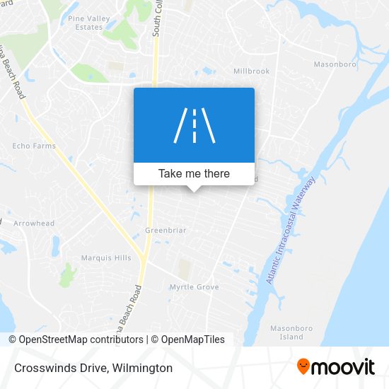 Crosswinds Drive map