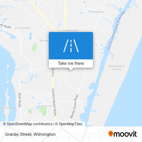 Mapa de Granby Street