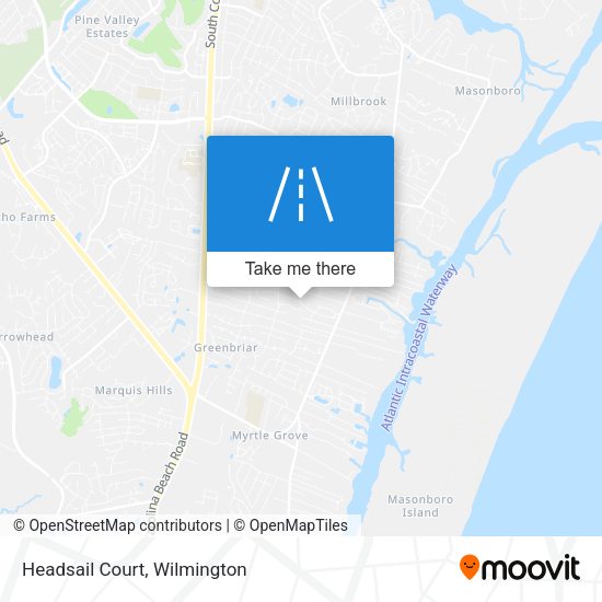Headsail Court map