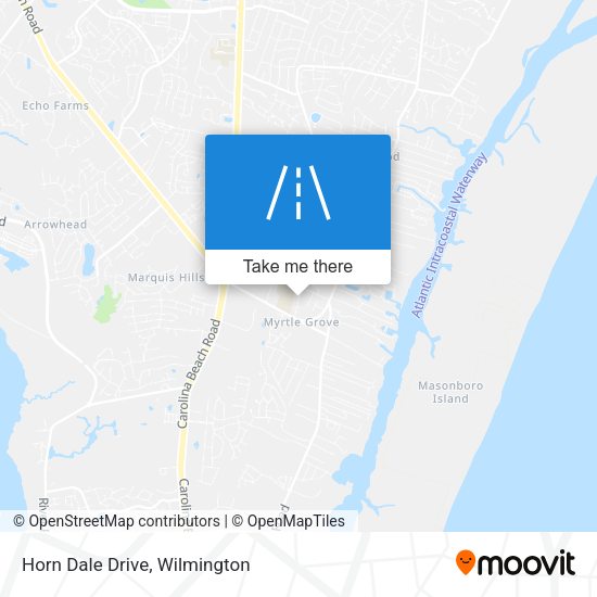 Horn Dale Drive map