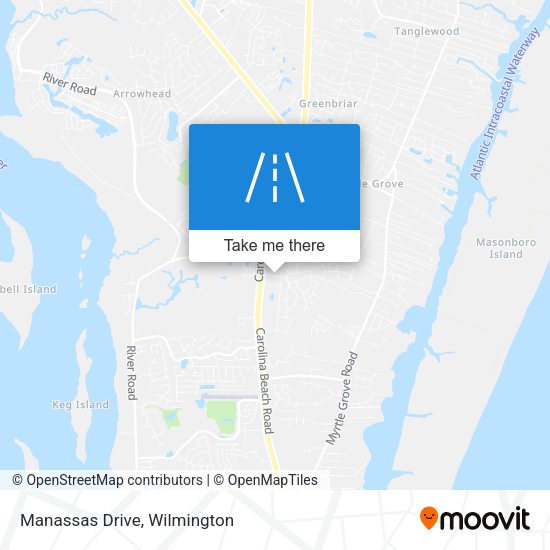 Mapa de Manassas Drive