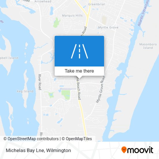 Mapa de Michelas Bay Lne