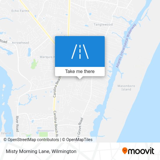 Misty Morning Lane map