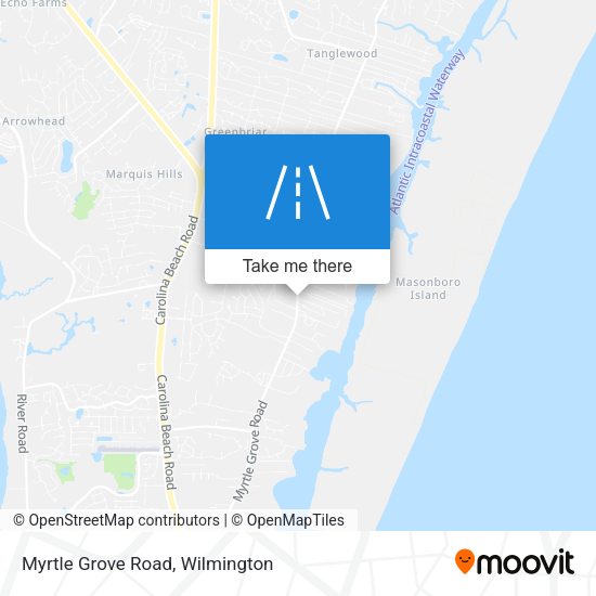 Mapa de Myrtle Grove Road
