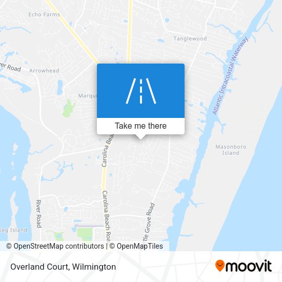 Mapa de Overland Court