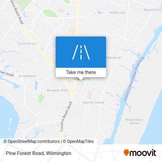 Mapa de Pine Forest Road