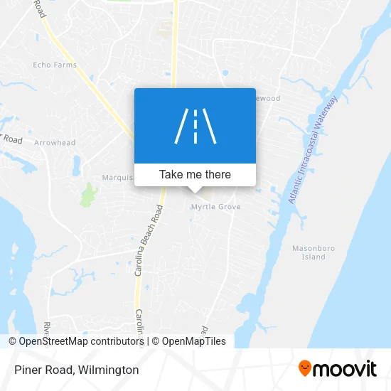 Piner Road map