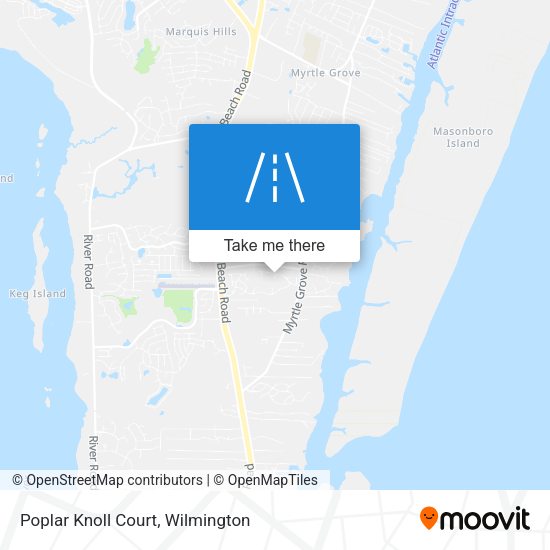 Poplar Knoll Court map