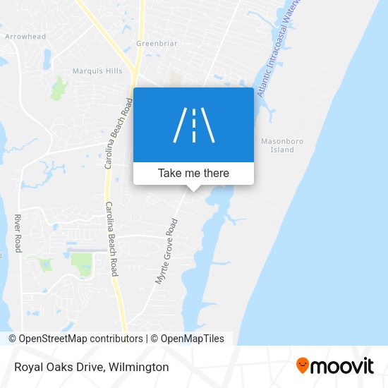 Royal Oaks Drive map