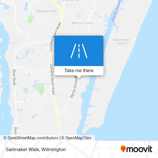 Sailmaker Walk map