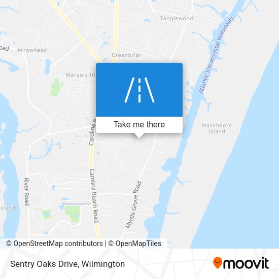 Mapa de Sentry Oaks Drive