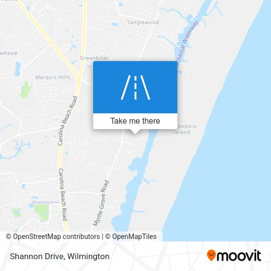 Shannon Drive map