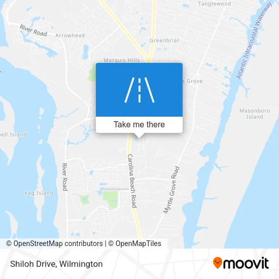 Shiloh Drive map