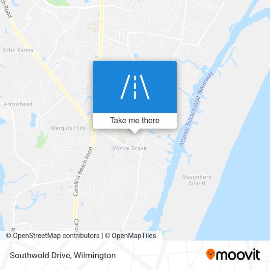 Southwold Drive map