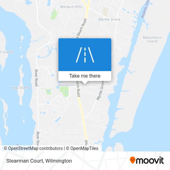 Mapa de Stearman Court