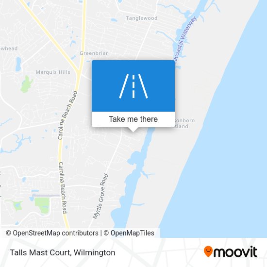 Mapa de Talls Mast Court