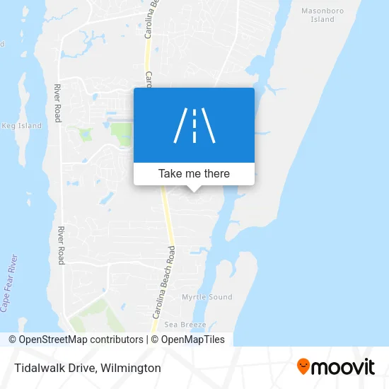 Tidalwalk Drive map