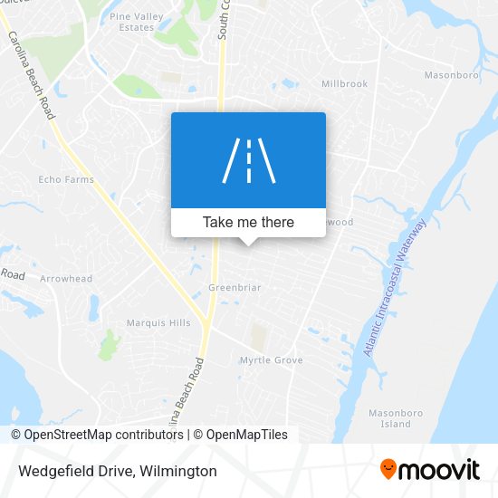 Wedgefield Drive map
