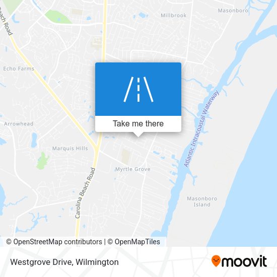 Westgrove Drive map