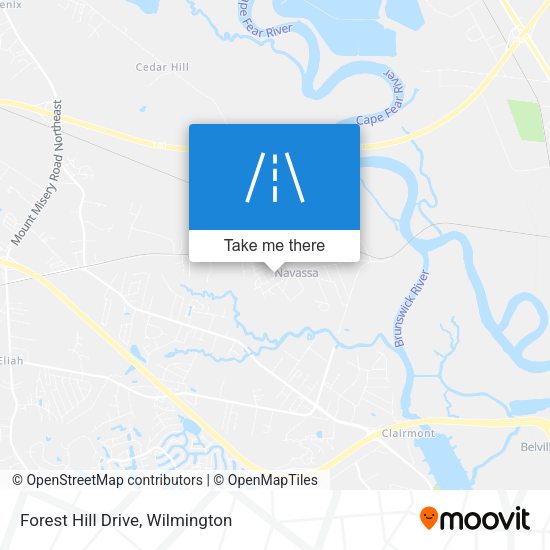 Mapa de Forest Hill Drive