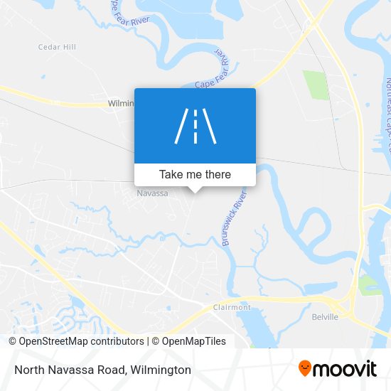 North Navassa Road map