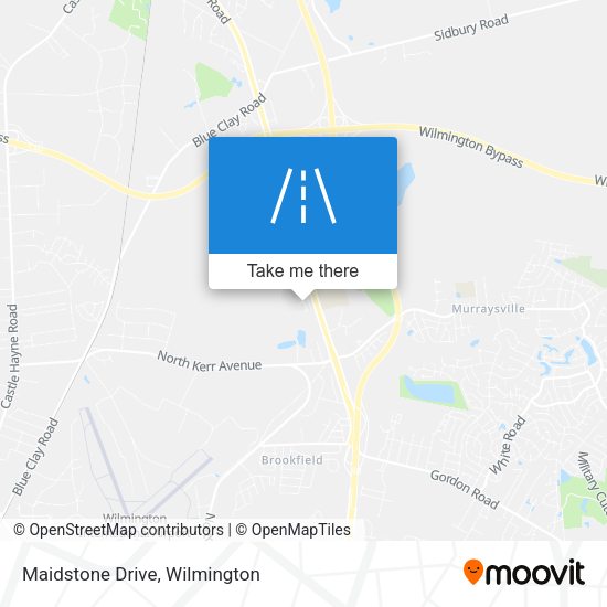 Maidstone Drive map