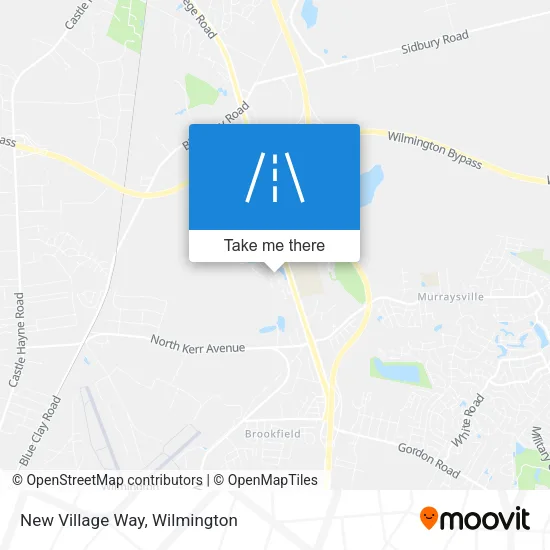 New Village Way map