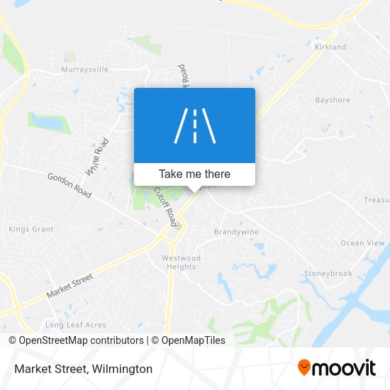 Mapa de Market Street