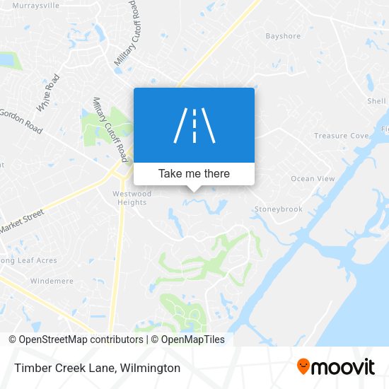 Timber Creek Lane map