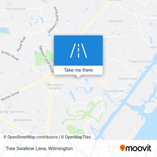 Tree Swallow Lane map