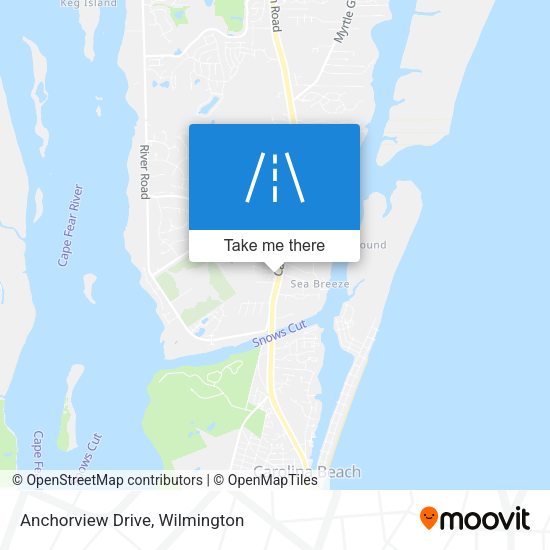 Anchorview Drive map