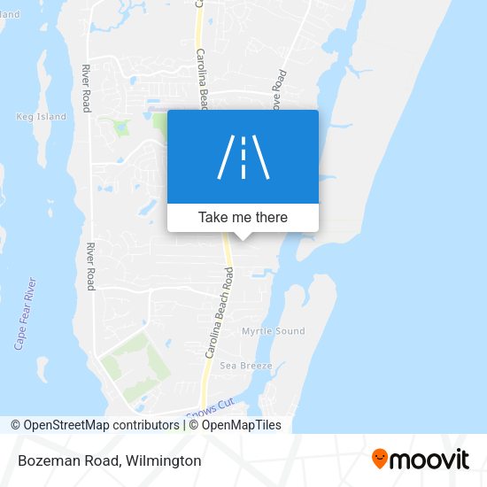 Mapa de Bozeman Road