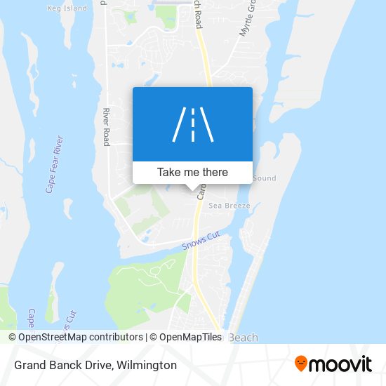 Grand Banck Drive map