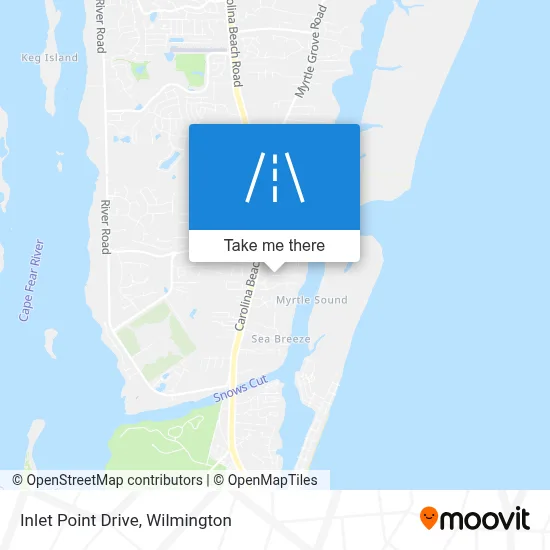 Inlet Point Drive map