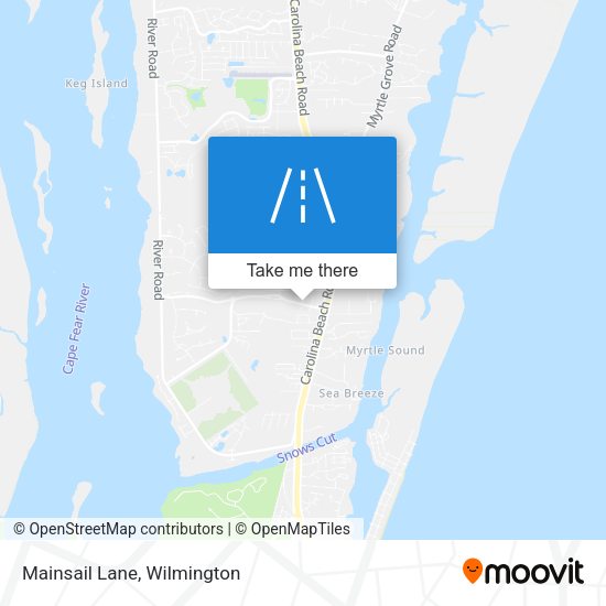 Mainsail Lane map