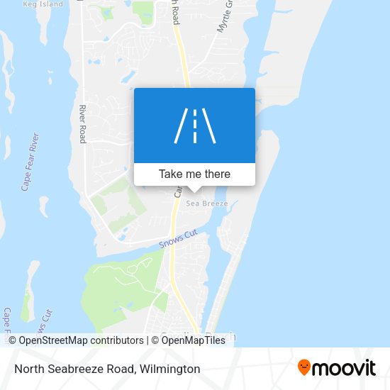 North Seabreeze Road map
