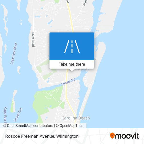 Roscoe Freeman Avenue map