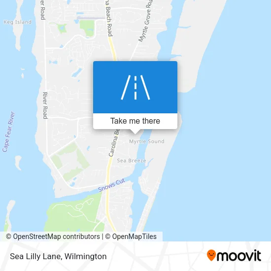 Sea Lilly Lane map