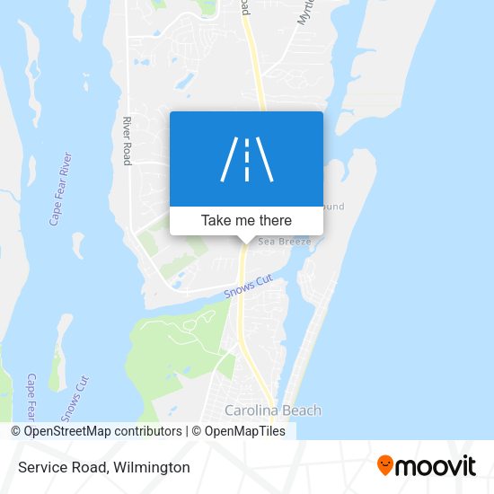 Mapa de Service Road