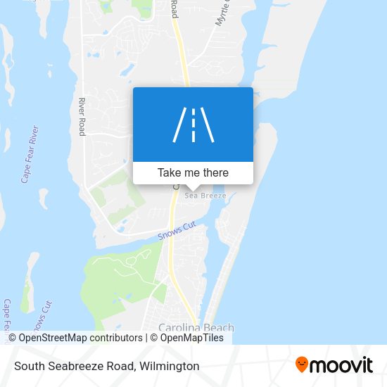 South Seabreeze Road map