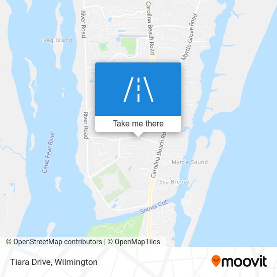 Mapa de Tiara Drive