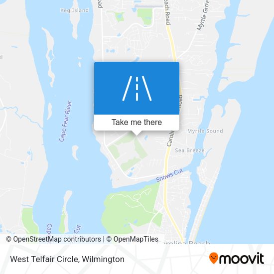 Mapa de West Telfair Circle
