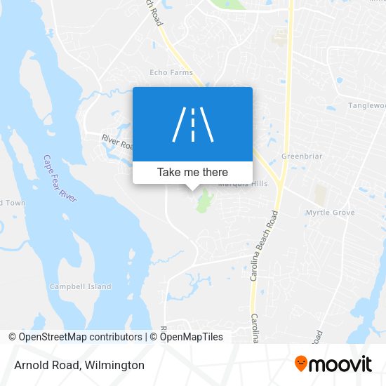 Mapa de Arnold Road