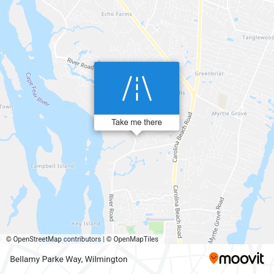 Mapa de Bellamy Parke Way