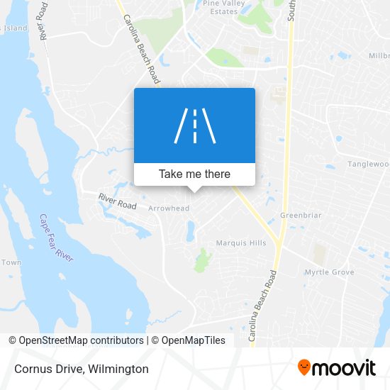 Mapa de Cornus Drive