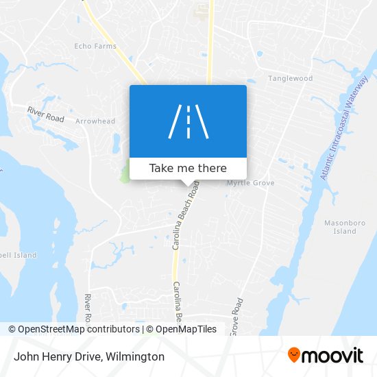 John Henry Drive map