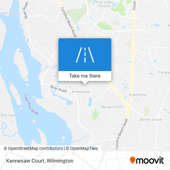 Kennesaw Court map