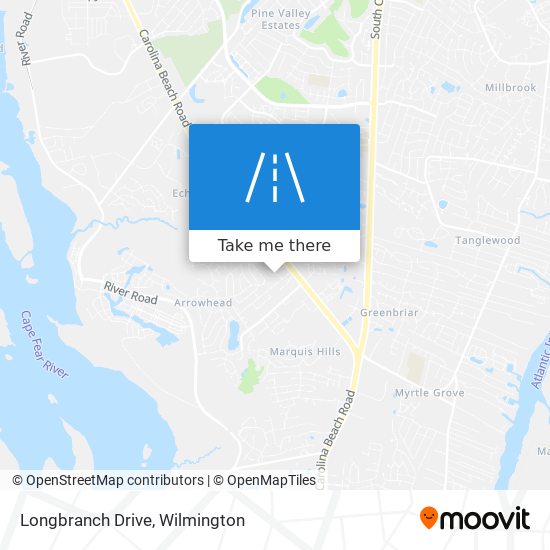 Longbranch Drive map